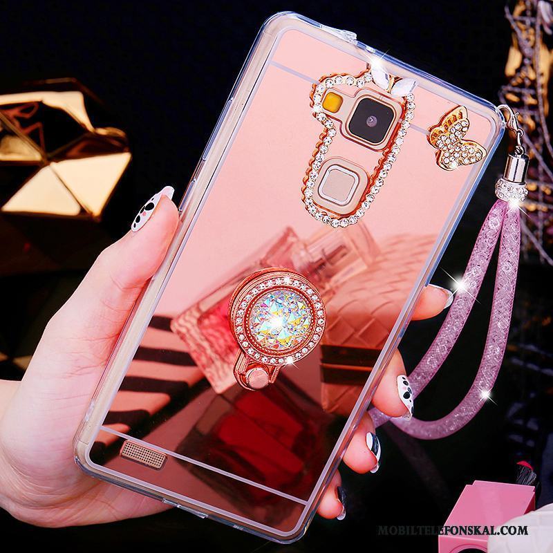 Huawei Ascend Mate 7 Ny Trend Skal Telefon Personlighet Strass Mobil Telefon Guld