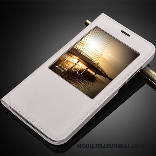 Huawei G7 Plus Fodral Mobil Telefon Fallskydd Täcka Rosa Skal Telefon Läderfodral