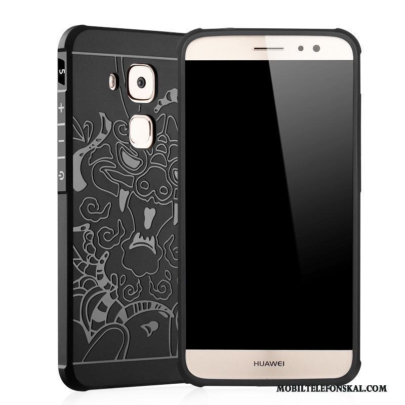 Huawei G7 Plus Fodral Skal Fallskydd Grå Telefon Mobil Telefon Silikon
