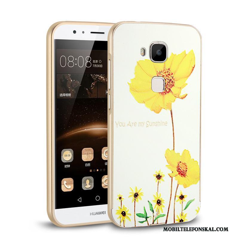 Huawei G7 Plus Fodral Skydd Slim Skal Svart Telefon Metall