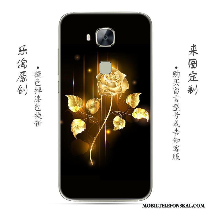 Huawei G7 Plus Grå Skal Telefon Kreativa Silikon Transparent Enkel Mjuk