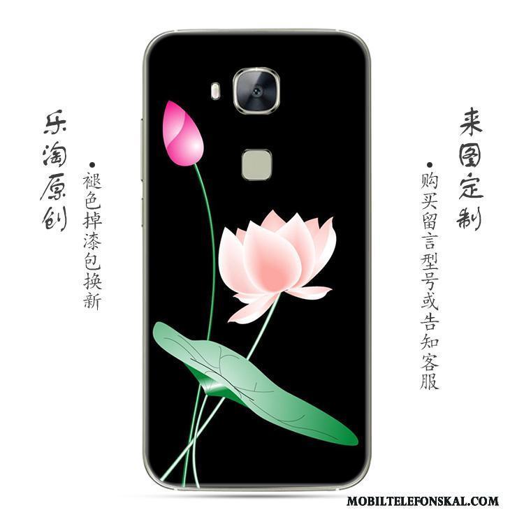 Huawei G7 Plus Grå Skal Telefon Kreativa Silikon Transparent Enkel Mjuk