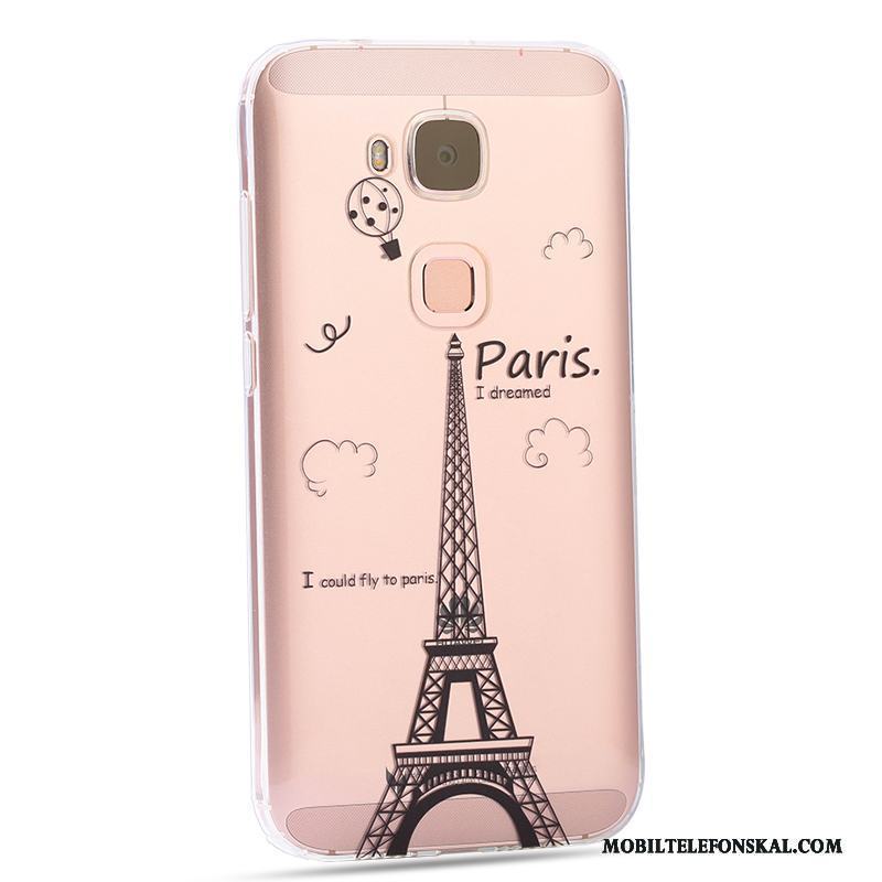 Huawei G7 Plus Mjuk Skydd All Inclusive Fodral Skal Telefon Rosa Personlighet