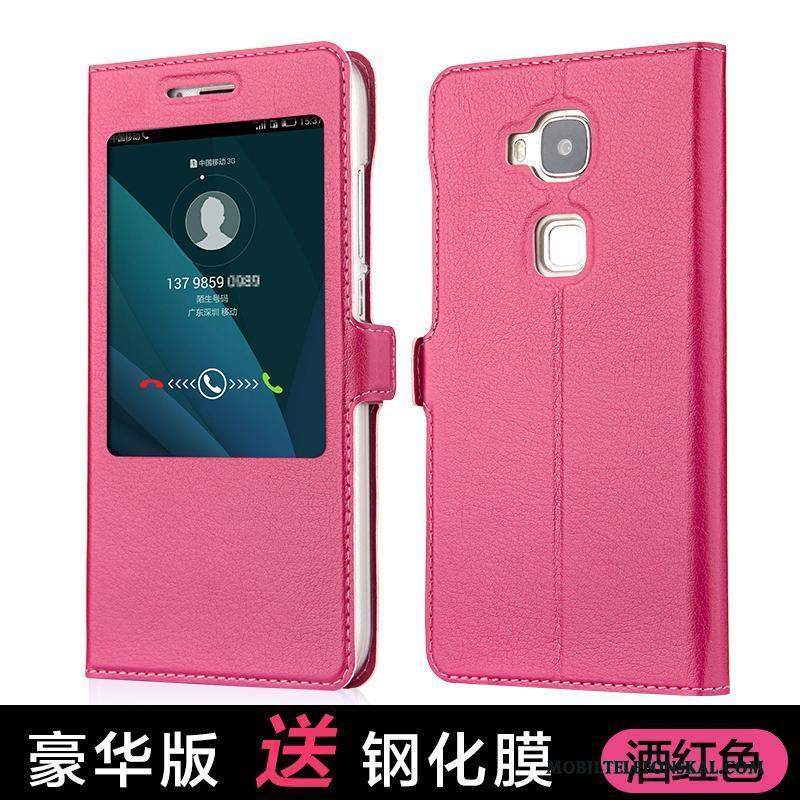 Huawei G7 Plus Mobil Telefon Ljusblå Täcka Mesh Skal Telefon Skydd Fodral