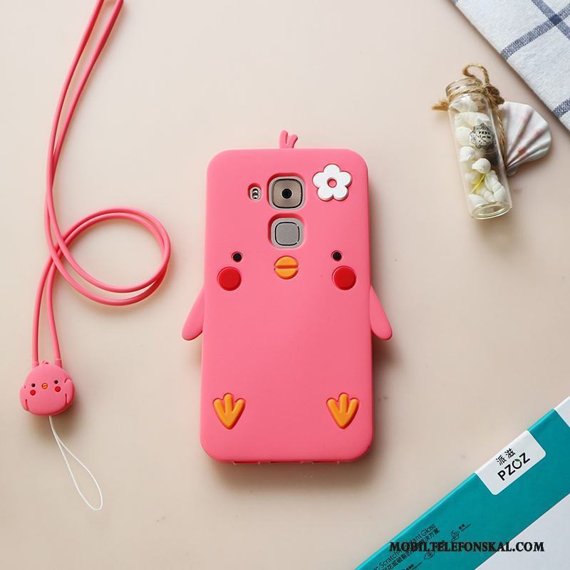 Huawei G7 Plus Skal Fallskydd Silikon Kreativa All Inclusive Mobil Telefon Rosa Personlighet