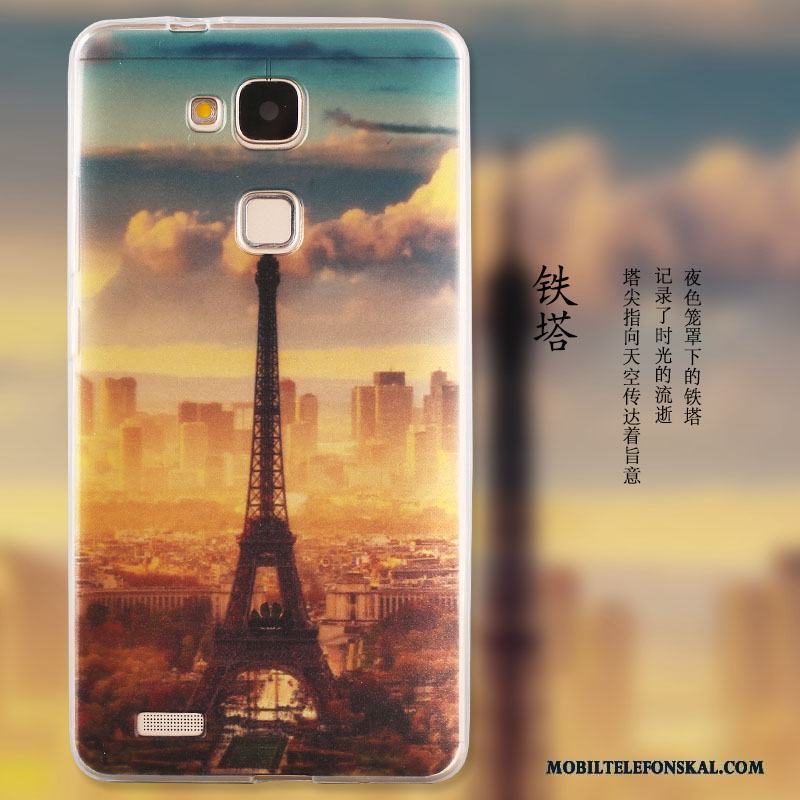 Huawei G7 Plus Skal Telefon Fodral Mjuk Silikon Skydd Fallskydd Grön
