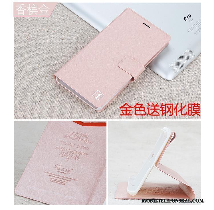 Huawei G7 Plus Skal Telefon Rosa Täcka Läderfodral