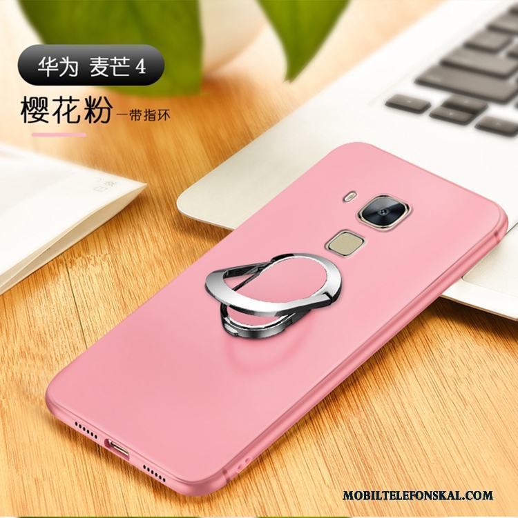 Huawei G7 Plus Skal Telefon Röd Silikon Mjuk Fodral Support