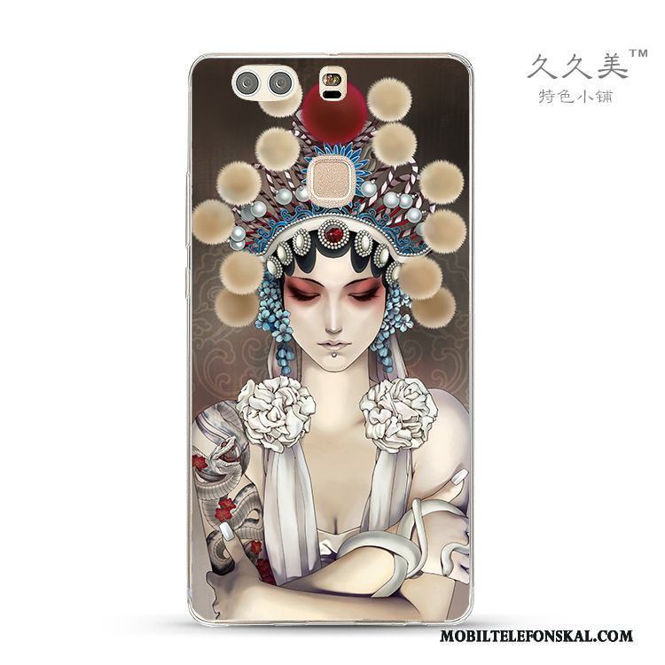 Huawei G9 Lite Skal Rosa Peking Opera Ungdom Hua Dan Kinesisk Stil Silikon Fodral