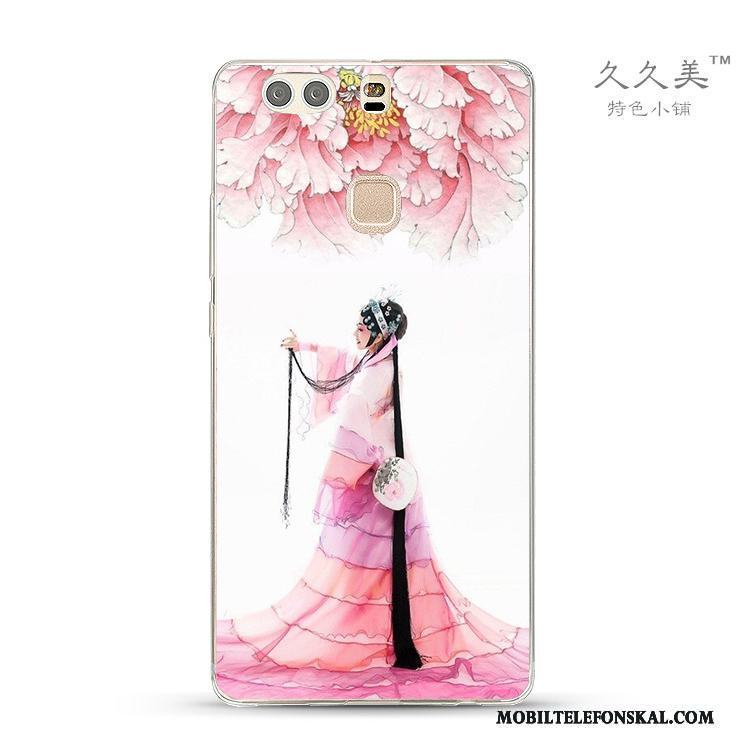 Huawei G9 Lite Skal Rosa Peking Opera Ungdom Hua Dan Kinesisk Stil Silikon Fodral