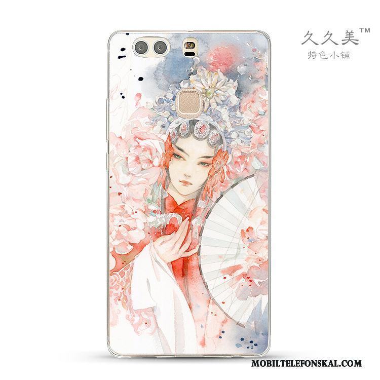 Huawei G9 Lite Skal Rosa Peking Opera Ungdom Hua Dan Kinesisk Stil Silikon Fodral