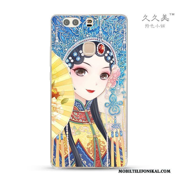 Huawei G9 Lite Skal Rosa Peking Opera Ungdom Hua Dan Kinesisk Stil Silikon Fodral
