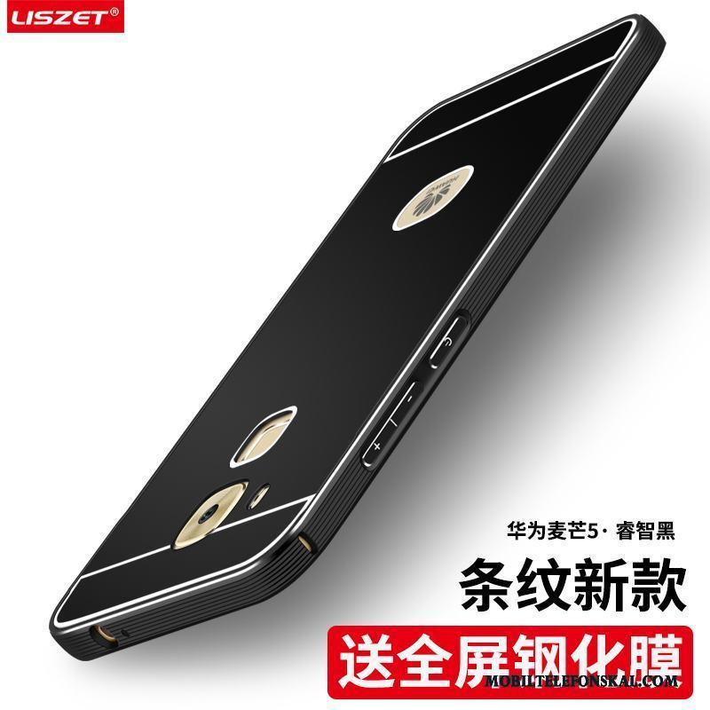Huawei G9 Plus Bakre Omslag Fodral Rosa Skal Telefon Ny Metall