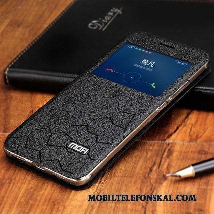 Huawei G9 Plus Fallskydd Trend Mjuk Skal Telefon Läderfodral Silikon Svart