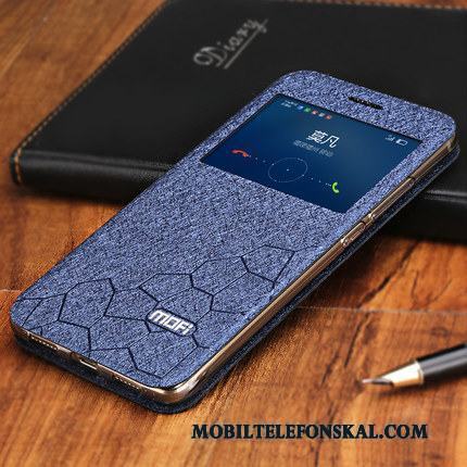 Huawei G9 Plus Fallskydd Trend Mjuk Skal Telefon Läderfodral Silikon Svart