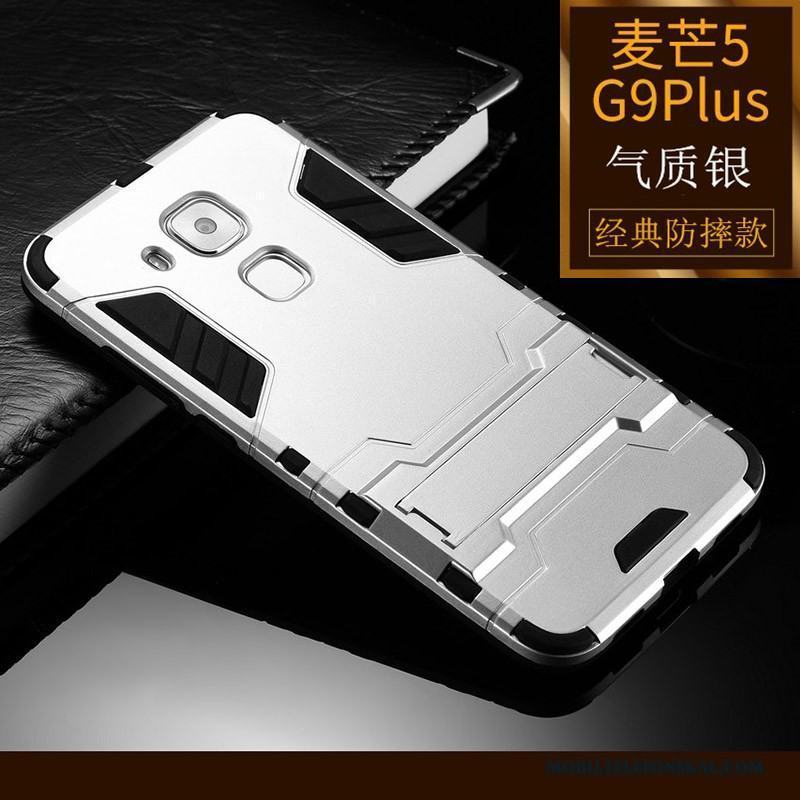 Huawei G9 Plus Fodral All Inclusive Silver Mjuk Silikon Skal Telefon