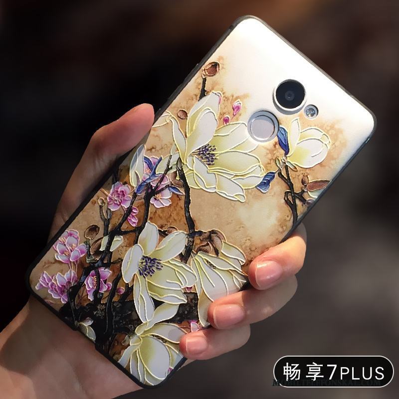 Huawei G9 Plus Gul Silikon All Inclusive Skal Telefon Fodral Fallskydd