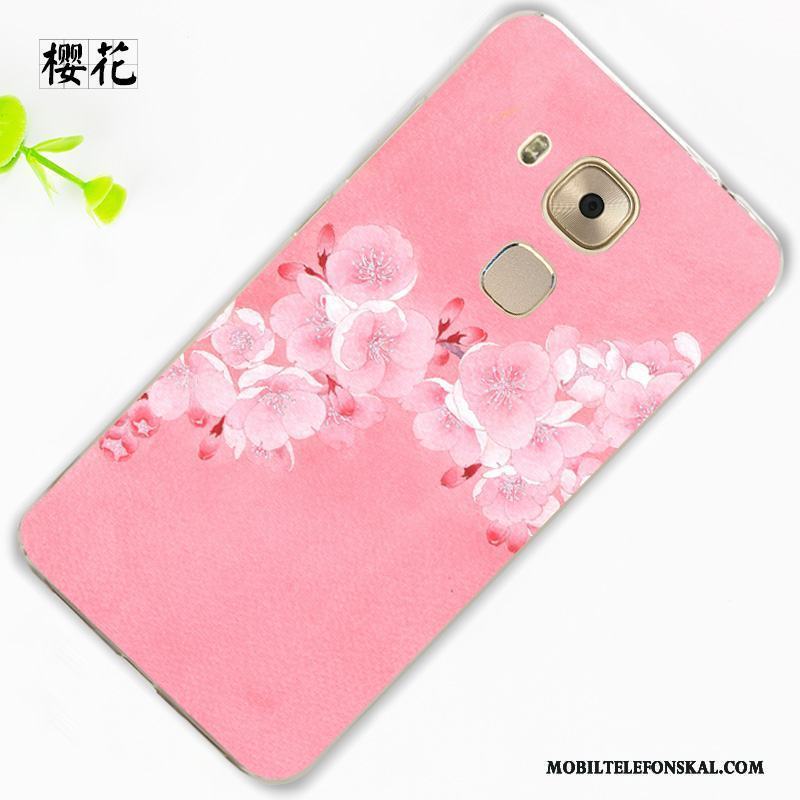 Huawei G9 Plus Hängsmycken Skal Telefon Trend Fodral Skydd Rosa