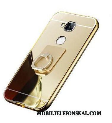 Huawei G9 Plus Hård Rosa Guld Fodral Metall Skal Telefon Frame Trend