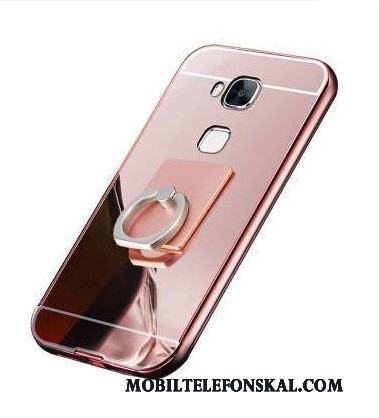 Huawei G9 Plus Hård Rosa Guld Fodral Metall Skal Telefon Frame Trend