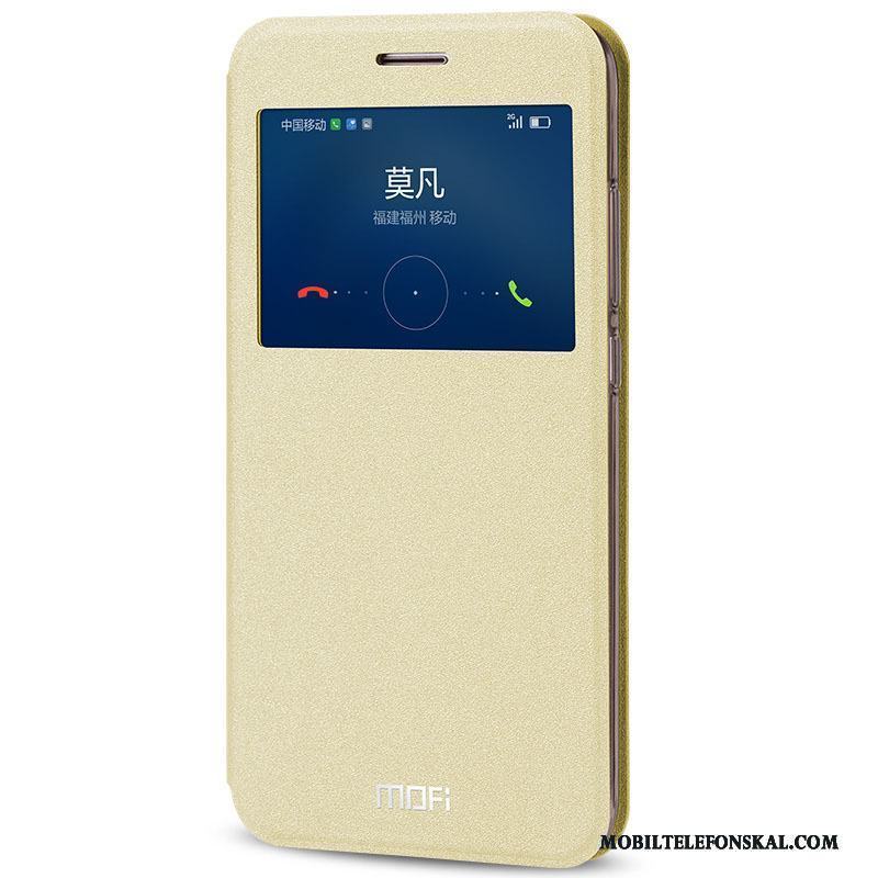 Huawei G9 Plus Ljusblå Skal Telefon Skydd Fodral Läderfodral Täcka Mobil Telefon