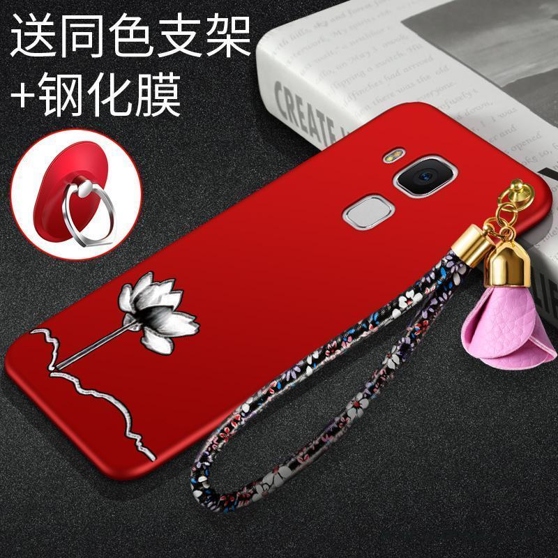 Huawei G9 Plus Mjuk Skal Telefon Röd Fodral Fallskydd Silikon