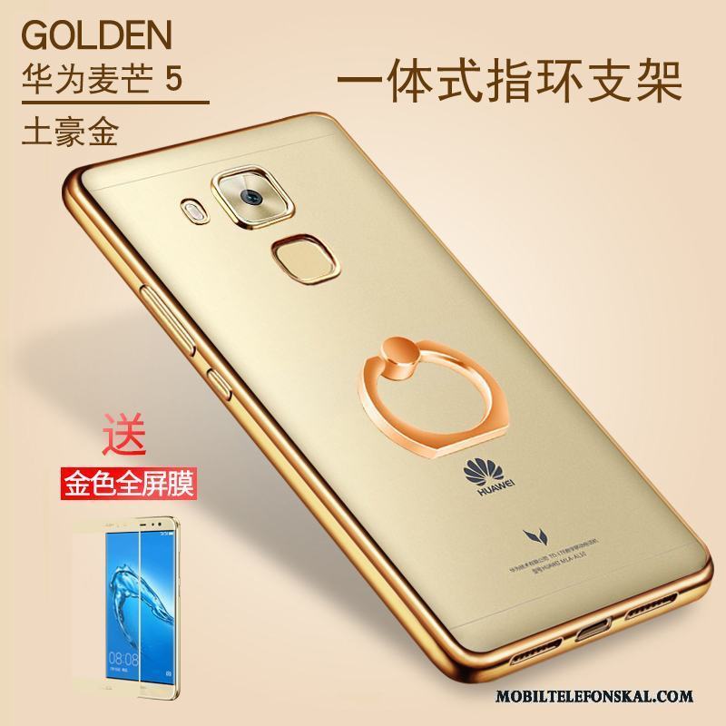 Huawei G9 Plus Ring Mjuk Silikon Fodral Skal Telefon Skydd Röd