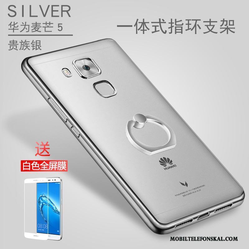 Huawei G9 Plus Ring Mjuk Silikon Fodral Skal Telefon Skydd Röd