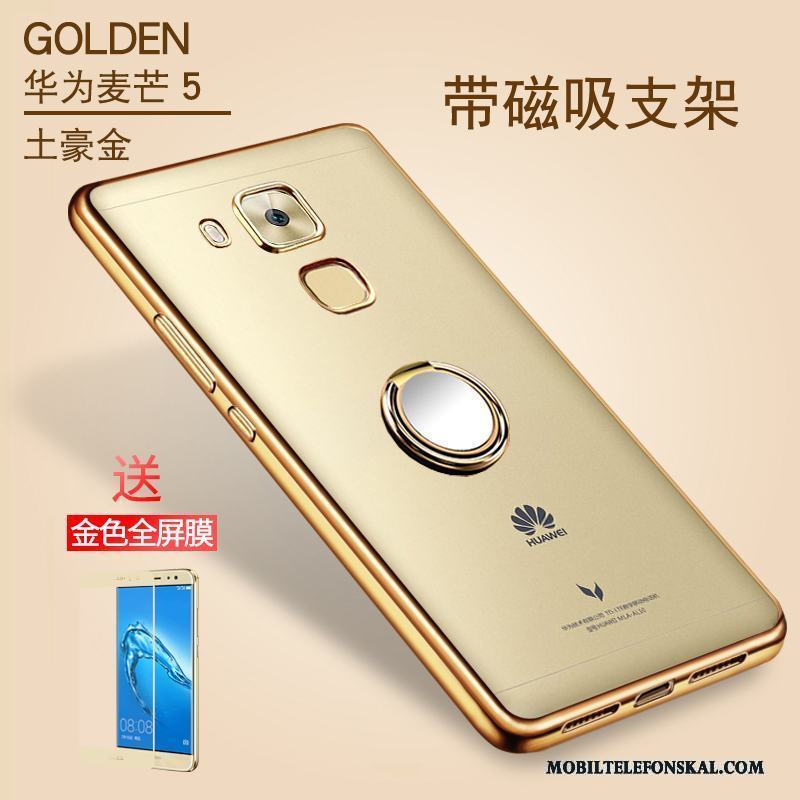 Huawei G9 Plus Ring Mjuk Silikon Fodral Skal Telefon Skydd Röd