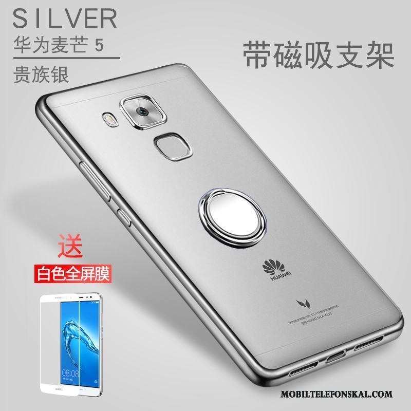 Huawei G9 Plus Ring Mjuk Silikon Fodral Skal Telefon Skydd Röd