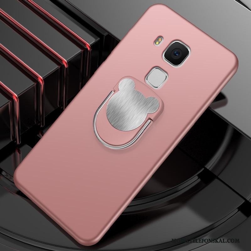 Huawei G9 Plus Röd Skal Fodral Enkel Personlighet Silikon Mjuk
