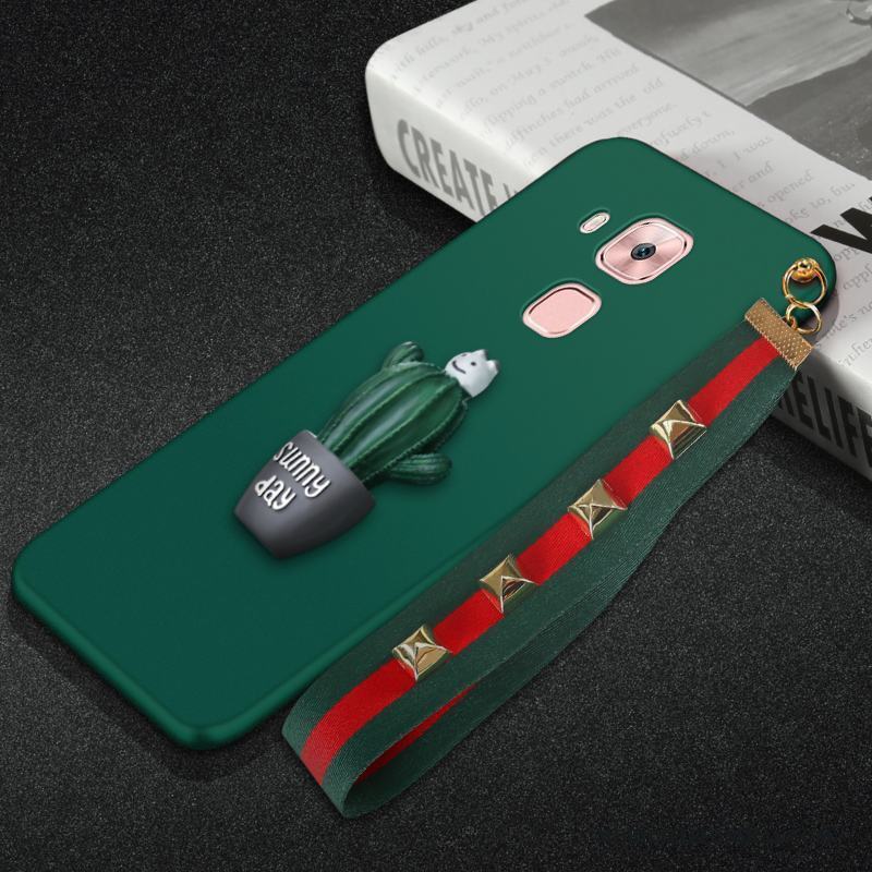 Huawei G9 Plus Silikon Kreativa Skydd All Inclusive Grön Skal Telefon Fodral