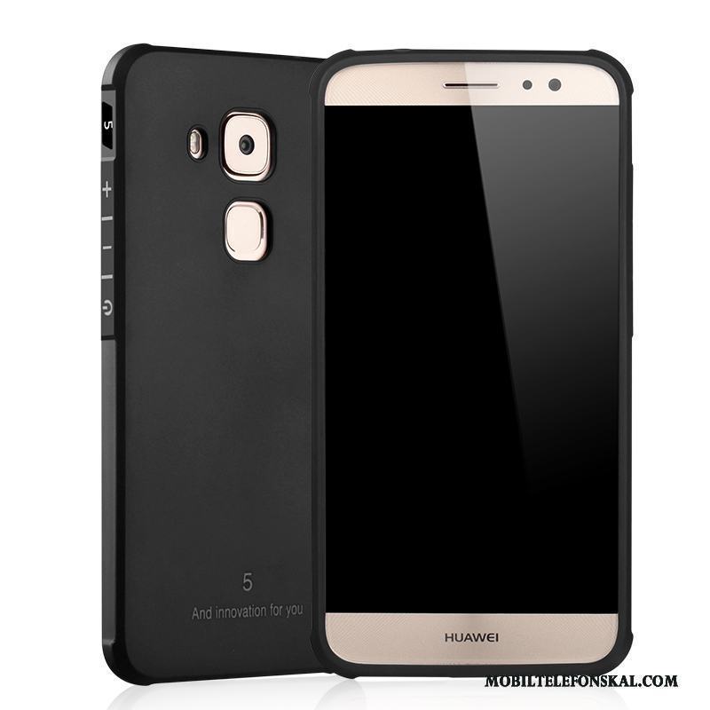 Huawei G9 Plus Silikon Skal Telefon Fodral Skydd All Inclusive Fallskydd Svart