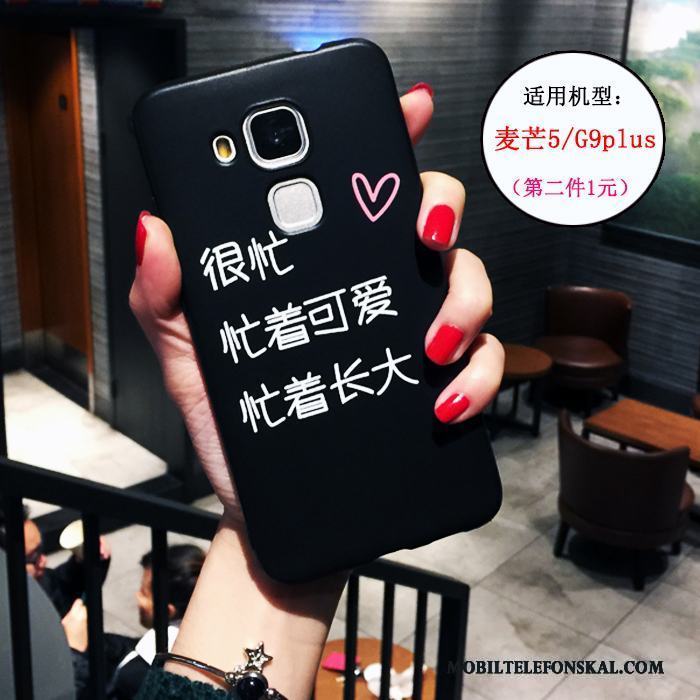 Huawei G9 Plus Skal Personlighet Svart Fodral Trend Mjuk Silikon Kreativa