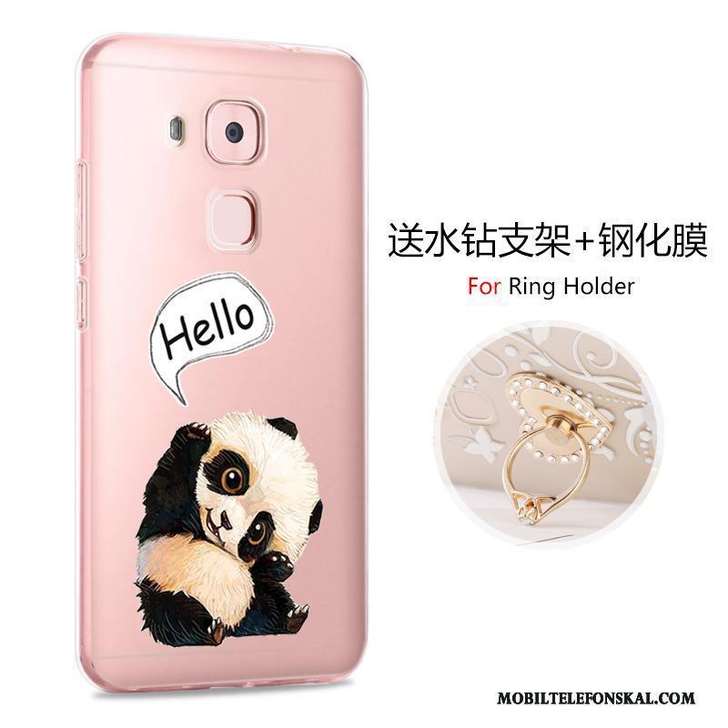 Huawei G9 Plus Skal Rosa Silikon Tecknat Mjuk Fallskydd Personlighet Fodral
