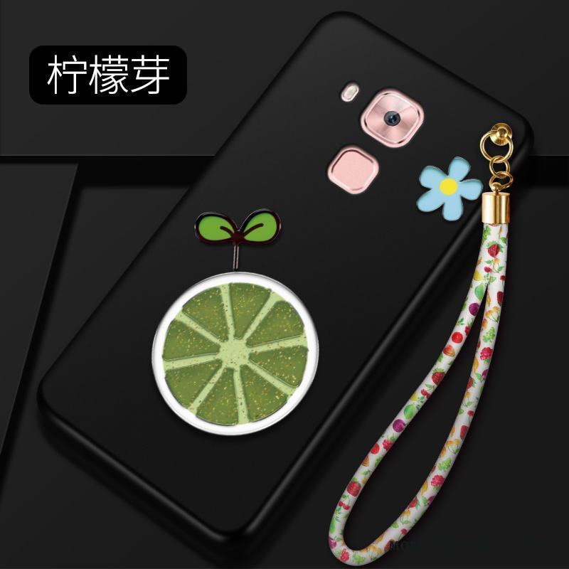 Huawei G9 Plus Skal Telefon Hängsmycken Nubuck Trend Fallskydd Grön Mjuk