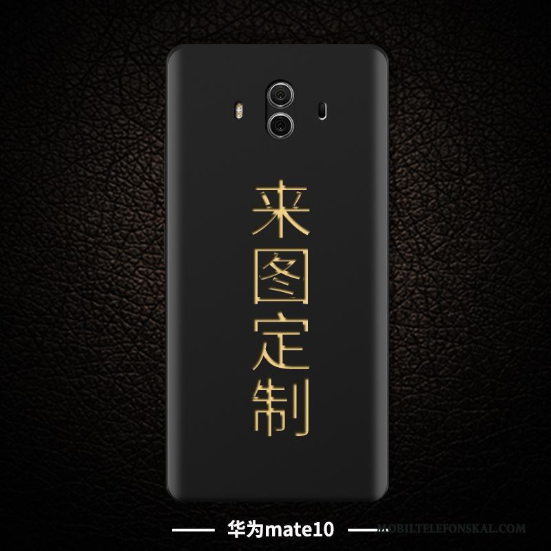 Huawei Mate 10 Blå Fallskydd Kreativa Tredimensionell Hård Skal Telefon Kinesisk Stil