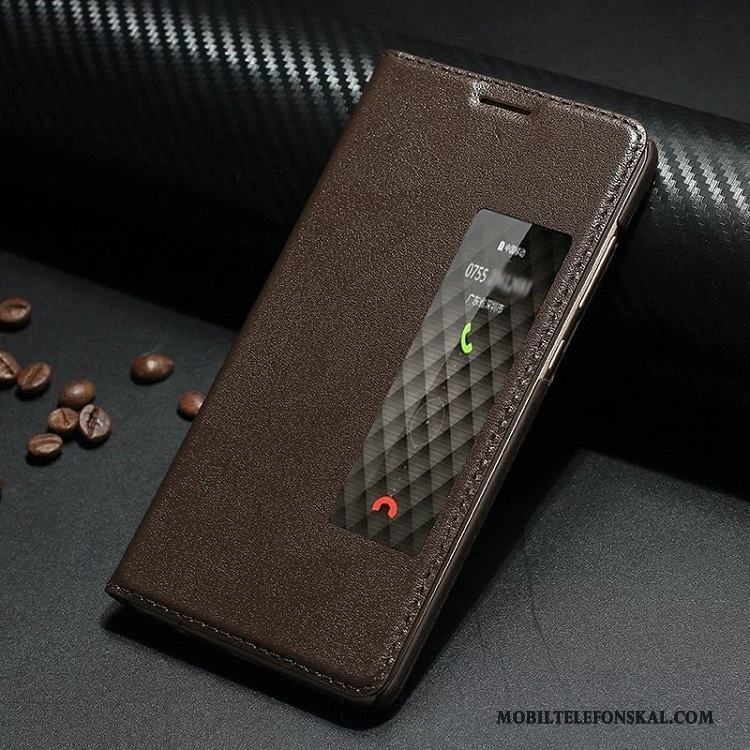 Huawei Mate 10 Clamshell Fodral Skal Telefon All Inclusive Fallskydd Läderfodral