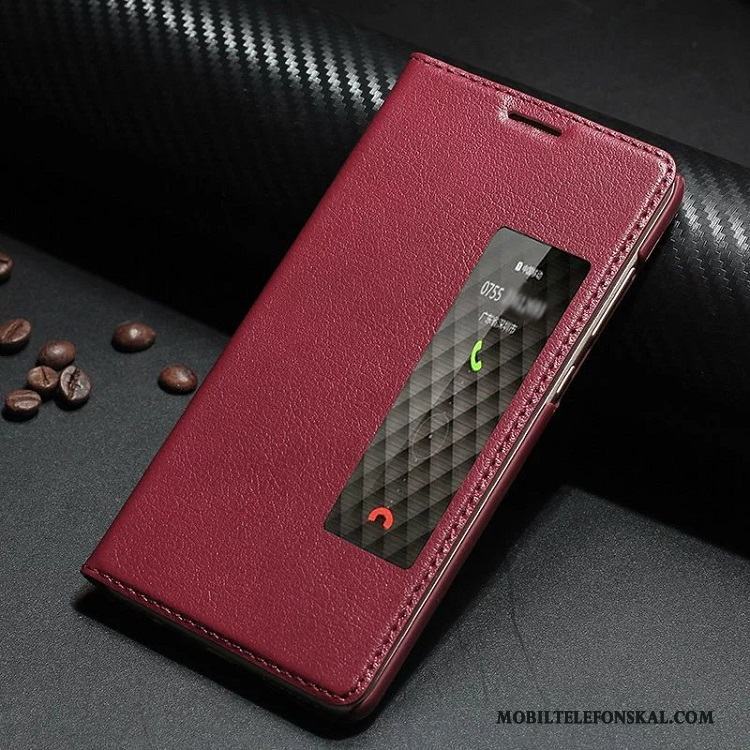 Huawei Mate 10 Clamshell Fodral Skal Telefon All Inclusive Fallskydd Läderfodral
