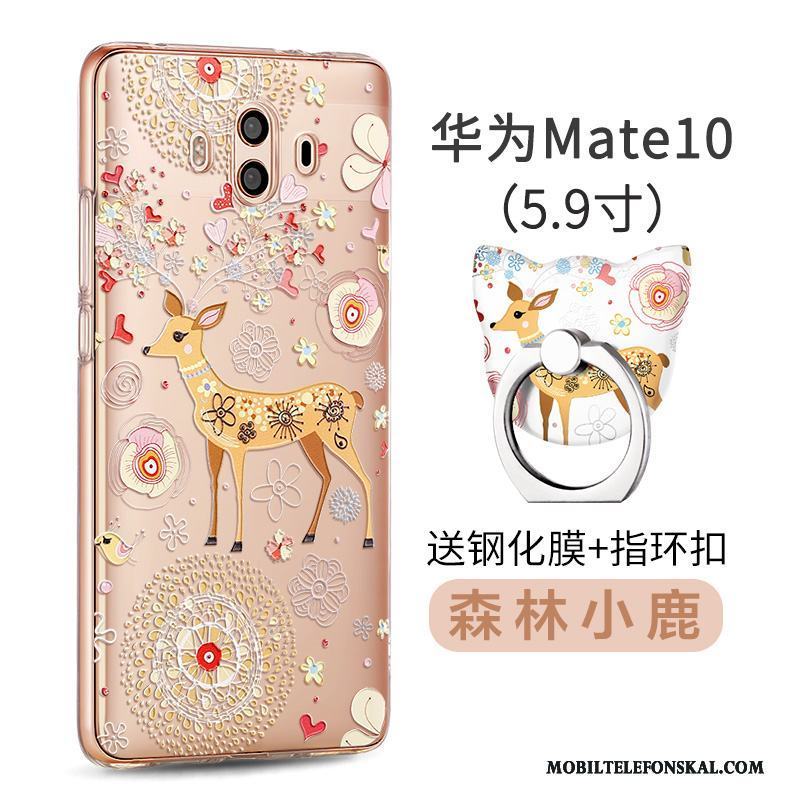 Huawei Mate 10 Fallskydd Fodral Skal Telefon Silikon Kreativa Rosa Personlighet