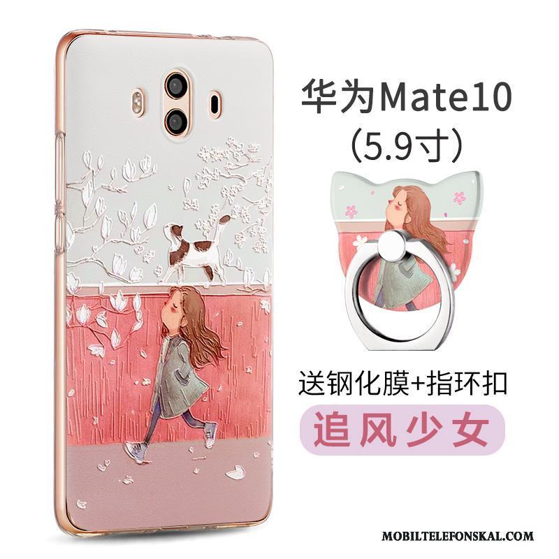 Huawei Mate 10 Fallskydd Fodral Skal Telefon Silikon Kreativa Rosa Personlighet