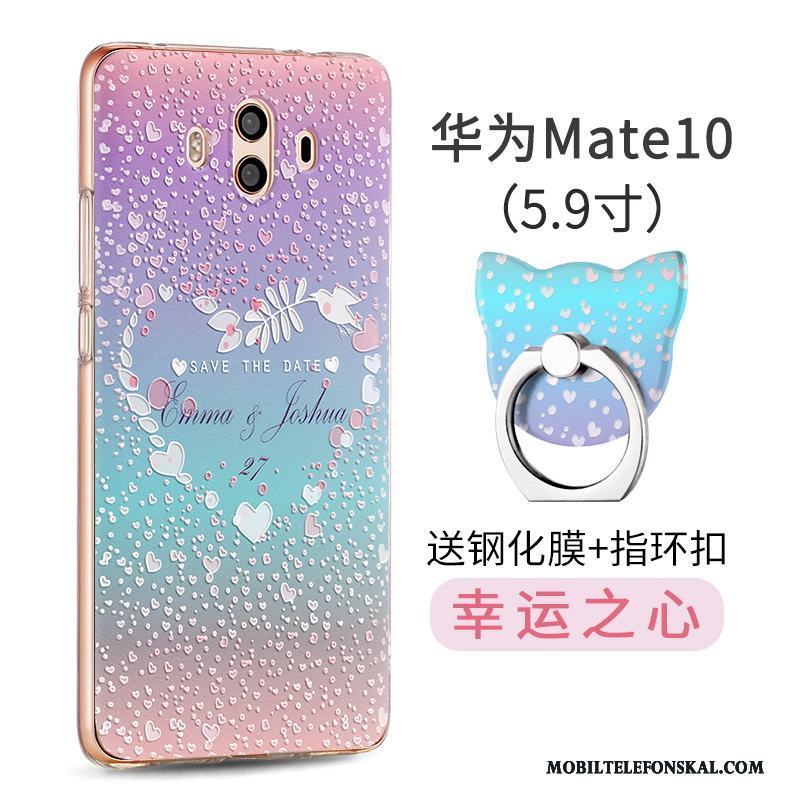 Huawei Mate 10 Fallskydd Fodral Skal Telefon Silikon Kreativa Rosa Personlighet