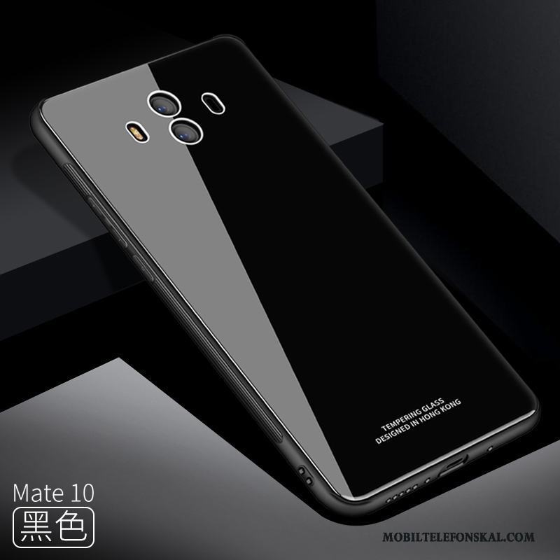 Huawei Mate 10 Fodral Fallskydd All Inclusive Skal Telefon Blå Glas Silikon