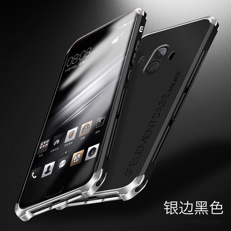 Huawei Mate 10 Fodral Metall Röd Skal Telefon Silikon All Inclusive Frame
