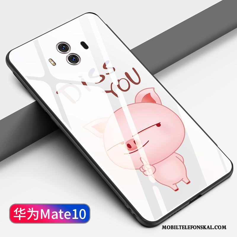 Huawei Mate 10 Gul Spegel Kreativa All Inclusive Silikon Skal Telefon Personlighet