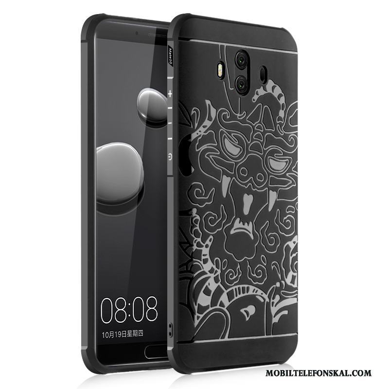Huawei Mate 10 Kreativa Lättnad All Inclusive Personlighet Kinesisk Drake Skal Telefon Mjuk