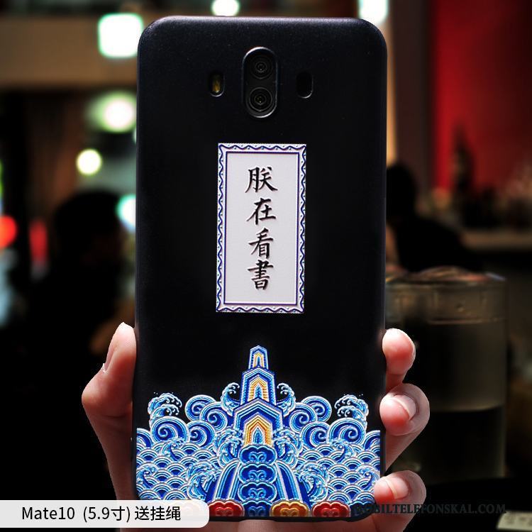 Huawei Mate 10 Kreativa Mjuk Skal Telefon Rosa Silikon Trend Par
