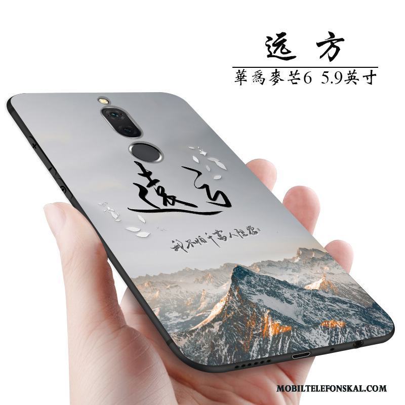 Huawei Mate 10 Lite Fallskydd All Inclusive Skal Telefon Grå Personlighet Silikon Kreativa