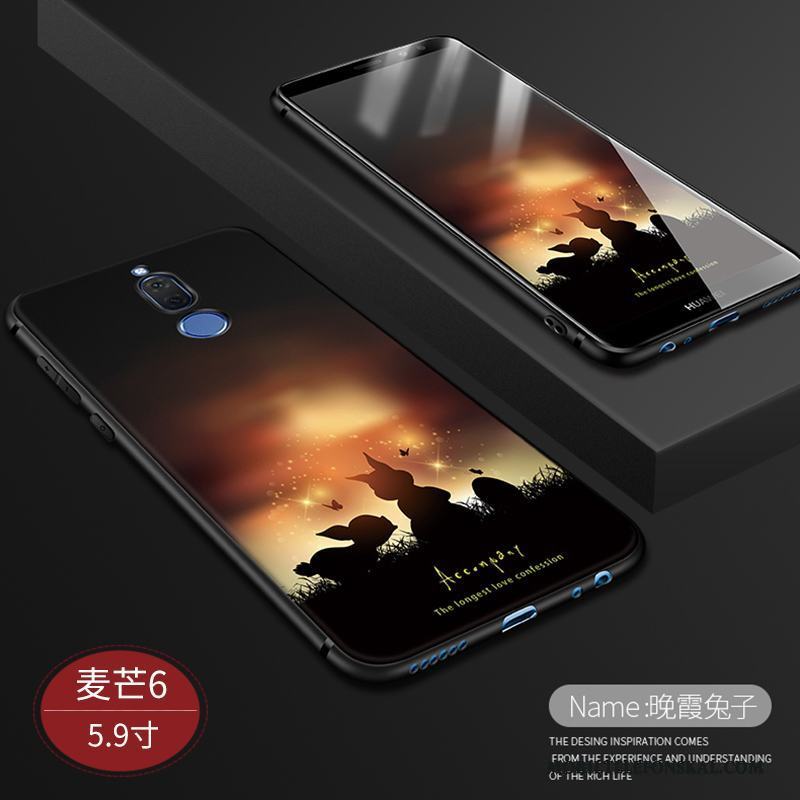 Huawei Mate 10 Lite Fallskydd Skal Nubuck Telefon Kreativa Mjuk Personlighet