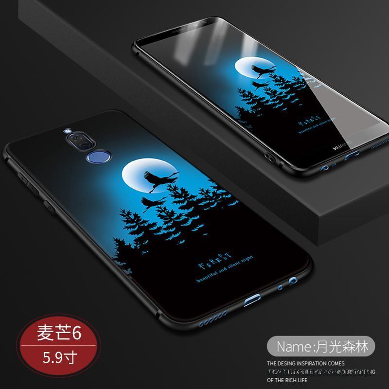Huawei Mate 10 Lite Fallskydd Skal Nubuck Telefon Kreativa Mjuk Personlighet